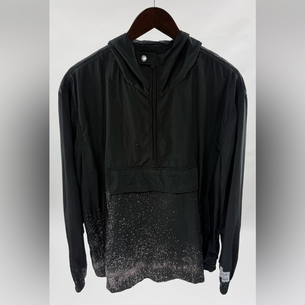 Lanvin x Gallery Dept. Black Hooded Windbreaker